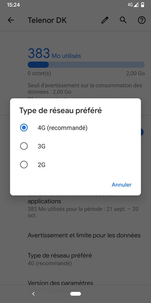 Sélectionnez votre option préférée