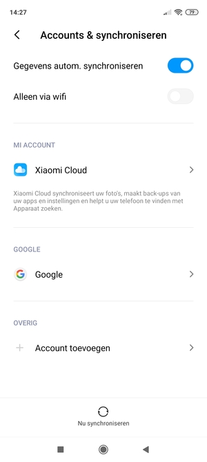 Selecteer Google