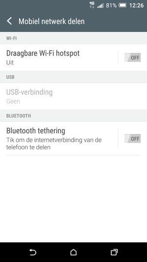 Selecteer Draagbare Wi-Fi hotspot