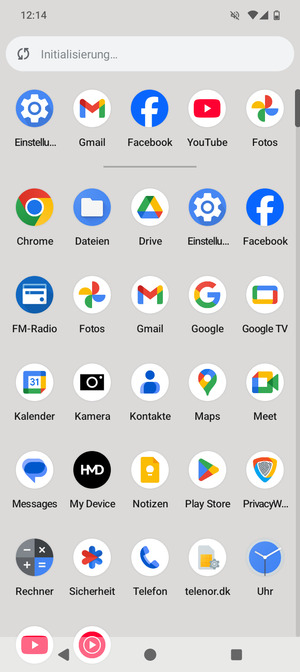 Wählen Sie Einstellungen