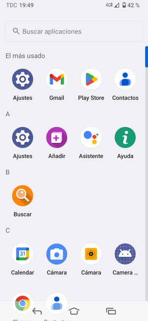 Seleccione Ajustes
