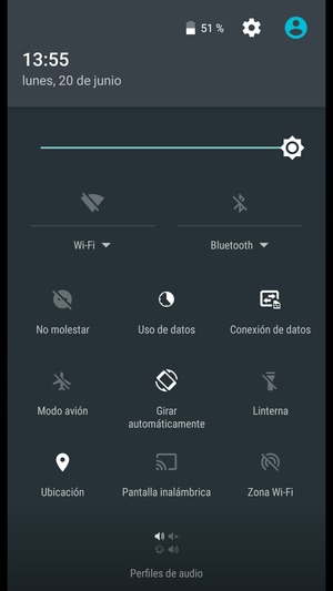 Desactive Ubicación