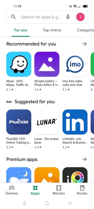 Select the Search bar