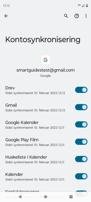 Vælg Menu-knappen