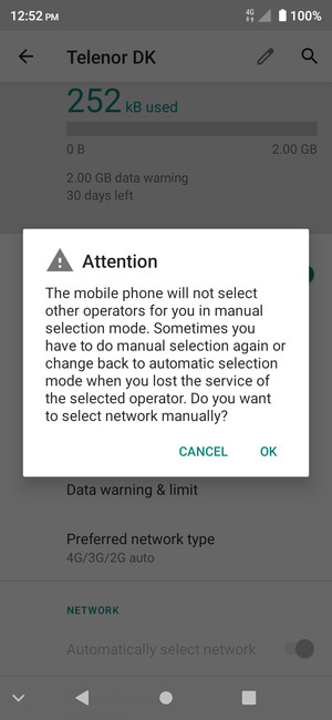 Select OK