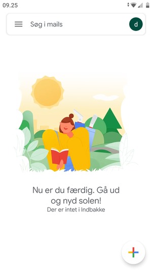 Din Hotmail er klar til brug