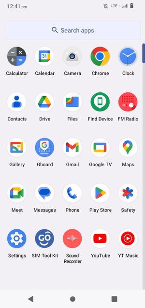 Select Settings