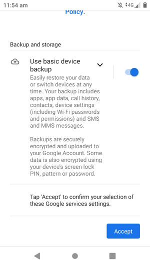 Select Accept