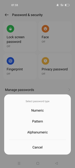 Select Pattern