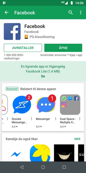Velg ÅPNE