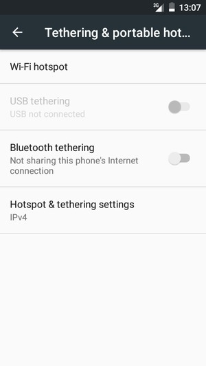 Select Wi-Fi hotspot