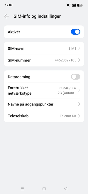 Vælg Navne på adgangspunkter