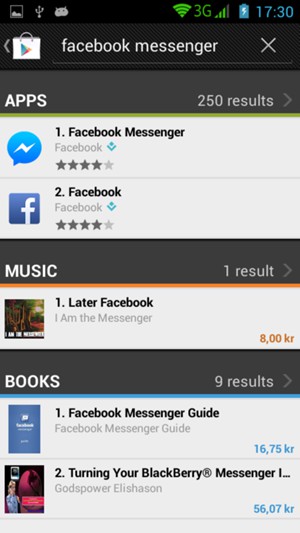 Select the app