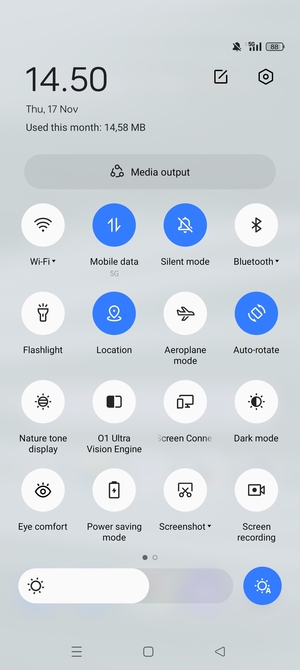 Select Silent mode to change to sound mode again