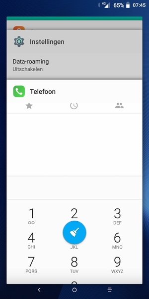 Selecteer het Verwijderen-pictogram om alle actieve apps te sluiten