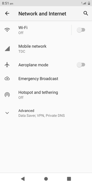 Select Mobile network