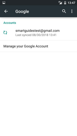 Select your account