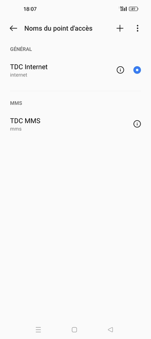 Votre téléphone est maintenant configuré pour les MMS