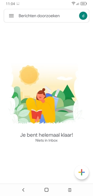 Uw Gmail is klaar voor gebruik