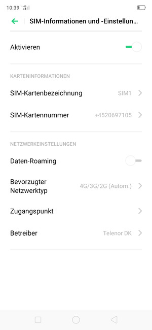 Wählen Sie Zugangspunkt