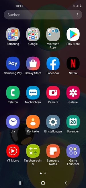 Wählen Sie Einstellungen