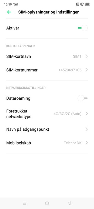 Vælg Navn på adgangspunkt
