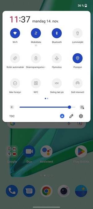 Slå av Wi-Fi og Bluetooth
