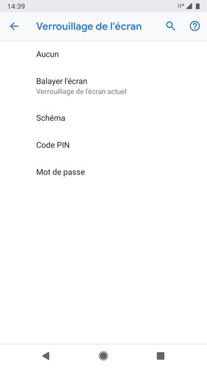 Sélectionnez Schéma