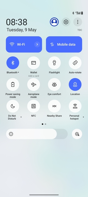 Turn off Wi-Fi and Bluetooth
