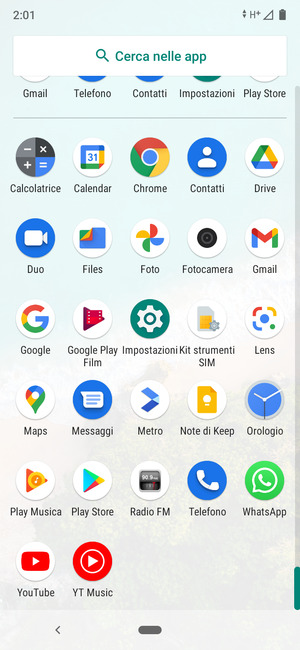 Seleziona Impostazioni