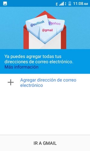 Seleccione Agregar dirección de correo electrónico