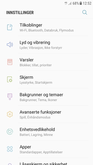 Velg Tilkoblinger