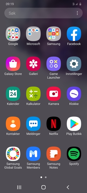 Velg Samsung