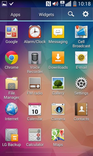 Select Settings