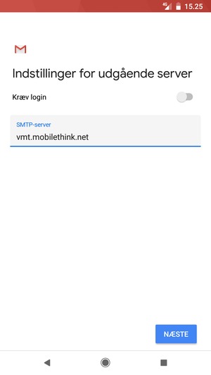Slå Kræv login fra og vælg NÆSTE