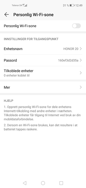 Velg Passord