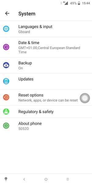 Select Backup