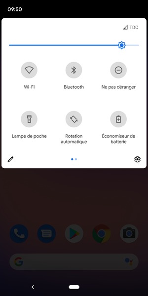 Régler la luminosité au niveau souhaité