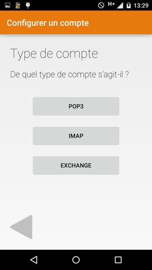 Sélectionnez EXCHANGE