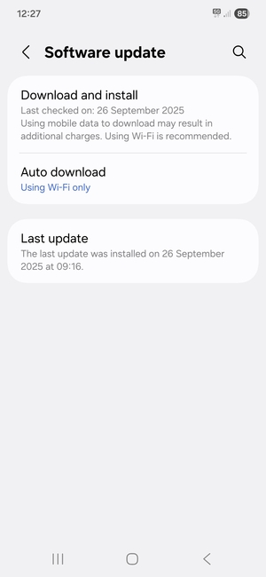 Select Download and install
