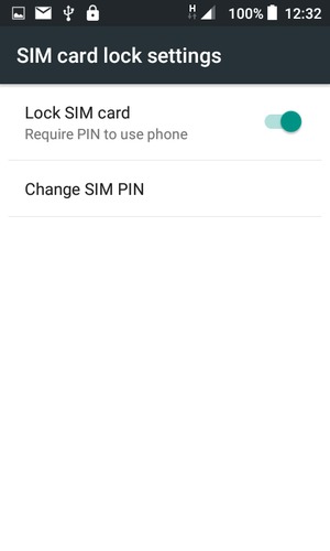 Select Change SIM PIN