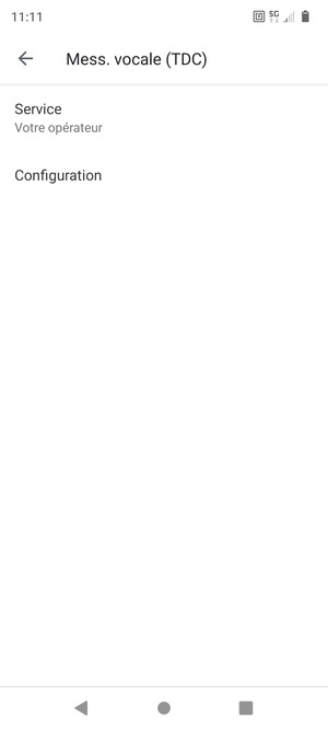 Sélectionnez Configuration