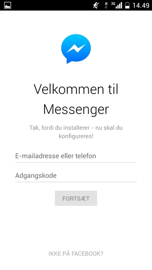 Din app er klar til brug