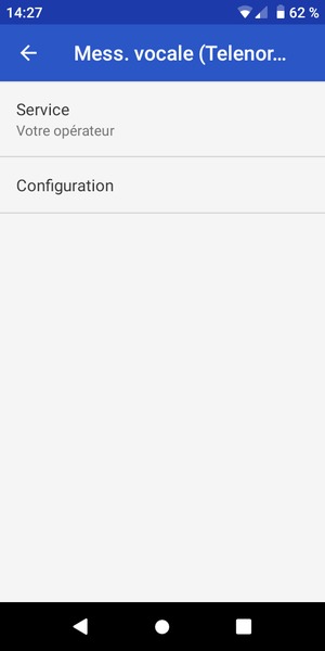 Sélectionnez Configuration