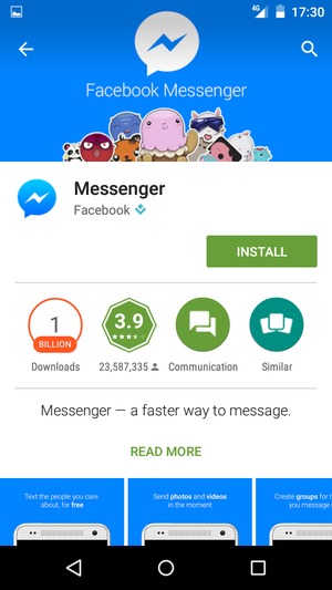 Select INSTALL