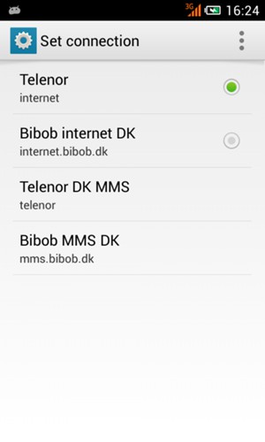 Select the Menu button