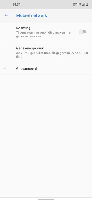 Selecteer Geavanceerd