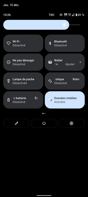 Régler la luminosité au niveau souhaité