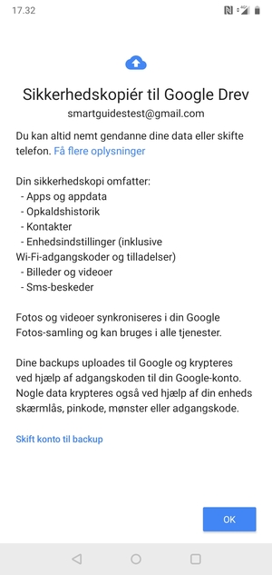 Vælg OK