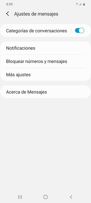 Seleccione Más ajustes